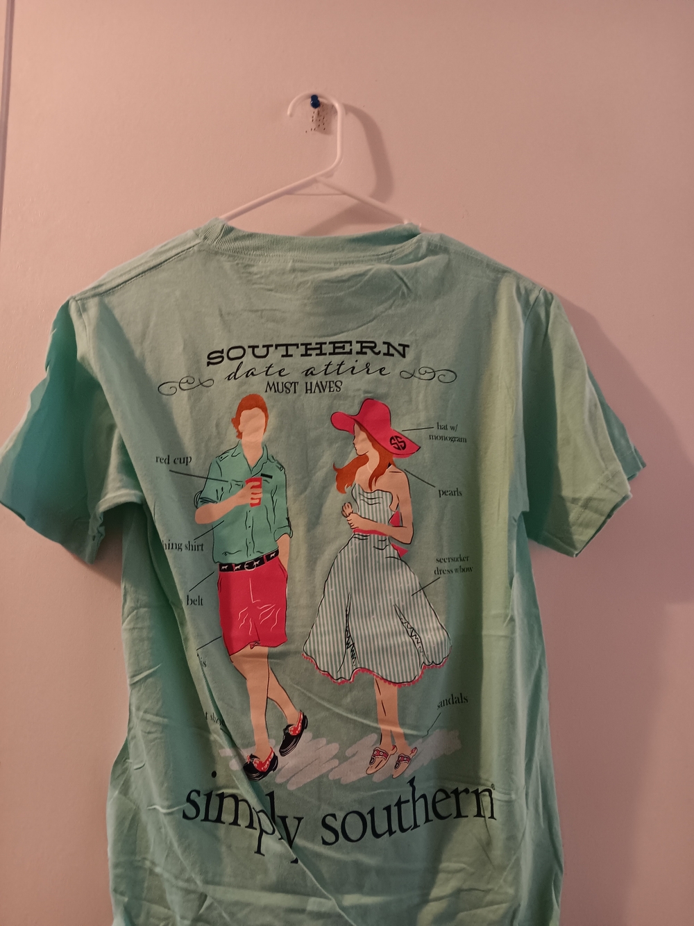 Womens New With Tags Simply Southern Muatvhave Date Attire Shirt